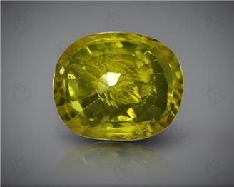 Natural Heated & Treated Yellow Sapphire Certified 4.32 (CTS) ( 85599 ) (D)